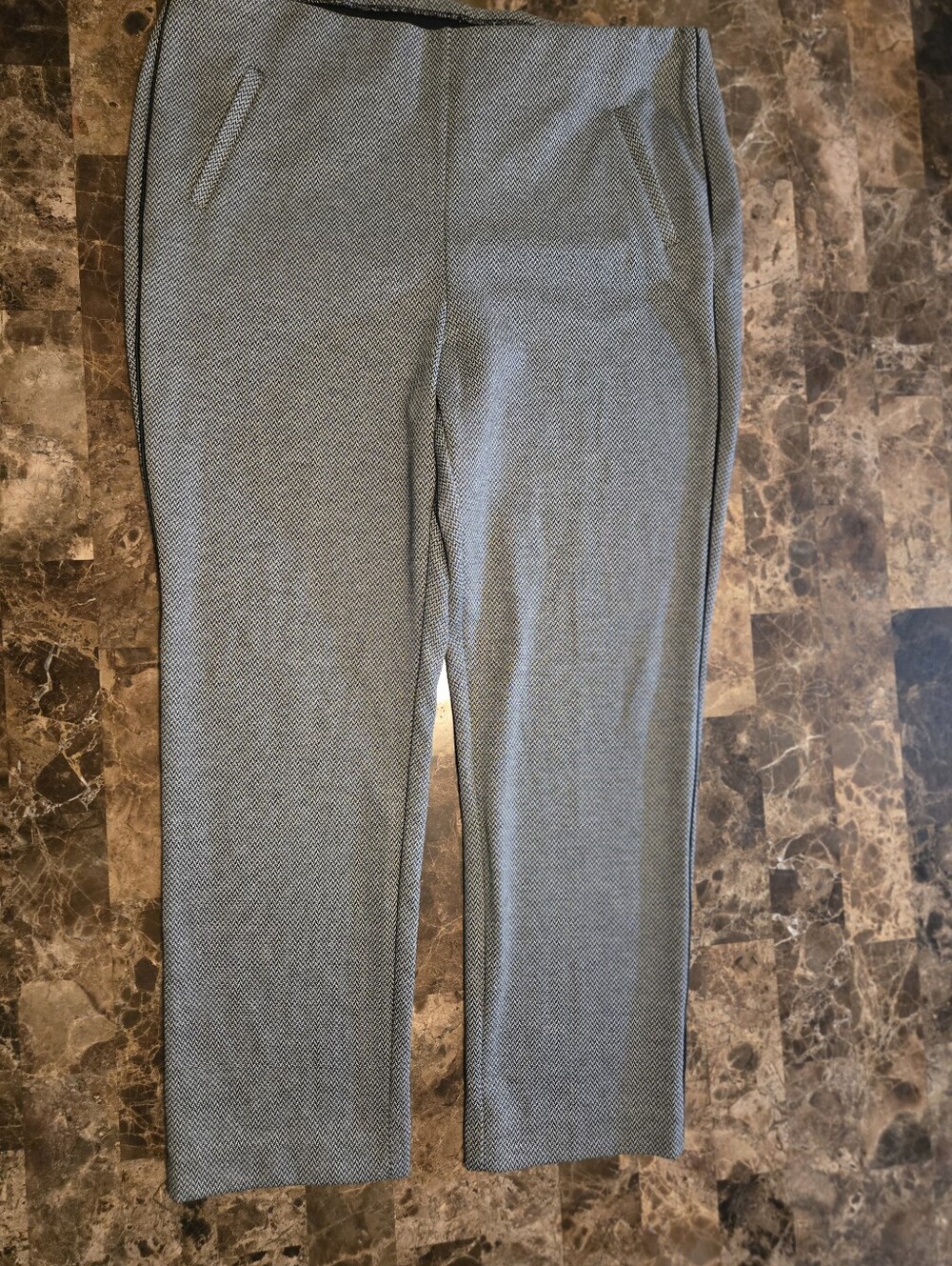Chicos pull on Grey dress pants, Women's size 16, Chicos size 3